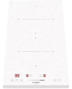 Купить Встраиваемая варочная панель индукционная HYUNDAI HHI 3752 WG белый  в E-mobi