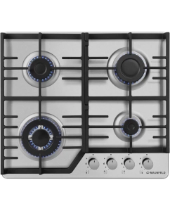 Купить Встраиваемая варочная панель газовая MAUNFELD EGHS.64.73C серебристый в E-mobi