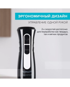 Купить Погружной блендер Scarlett SC-HB42F35 черный  в E-mobi