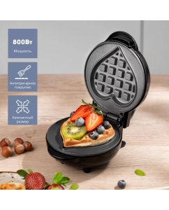 Купить Электровафельница Galaxy GL2980 черная в E-mobi