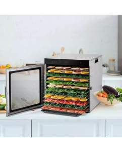 Купить Сушилка для овощей и фруктов Kitfort КТ-1951 серая  в E-mobi