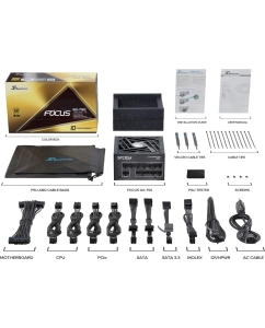 Купить Блок питания Seasonic Focus GX-750 750W (GX-750 V4 SRP-FGX751-A5A32SF)  в E-mobi