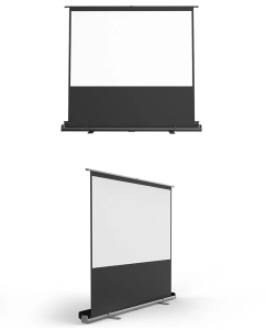 Купить Экран Cinema S-OK SCPSF-203x114 92-- 16:9 напольный, переносной, ручной, черный корпус  в E-mobi