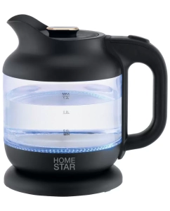 Купить Чайник электрический HomeStar HS-1056 1,2 л черный (107840) в E-mobi