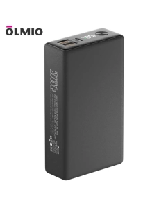 Купить Внешний аккумулятор Olmio QX-20 PD 20000 мА/ч для мобильных устройств, серый (044462) в E-mobi