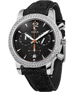 Купить Российские серебряные наручные часы NIKA 1807.2.9.54C.6 с хронографом в E-mobi