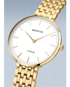 Купить Титановые наручные часы Bering ber-19334-334  в E-mobi