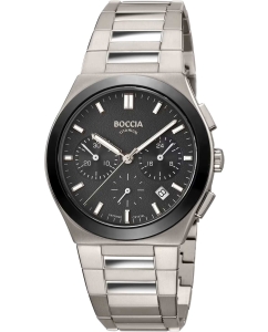 Купить Титановые наручные часы Boccia Titanium 3736-02 с хронографом в E-mobi
