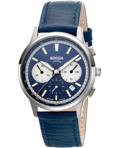 Купить Титановые наручные часы Boccia Titanium 3734-02 с хронографом в E-mobi
