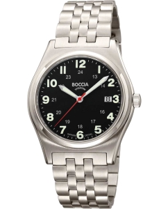 Купить Титановые наручные часы Boccia Titanium 3674-02 в E-mobi