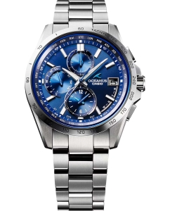 Купить Японские титановые наручные часы Casio Oceanus OCW-T2600-2A3 с хронографом  в E-mobi