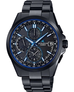 Купить Японские титановые наручные часы Casio Oceanus OCW-T2600B-1A с хронографом в E-mobi