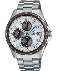 Купить Японские титановые наручные часы Casio Oceanus OCW-T2600J-7A с хронографом в E-mobi