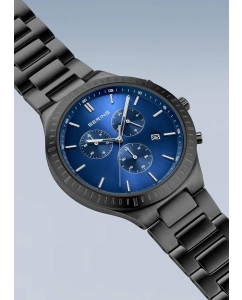 Купить Титановые наручные часы Bering ber-11743-727 с хронографом  в E-mobi