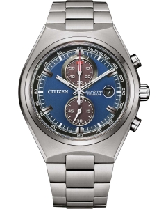 Купить Японские титановые наручные часы Citizen CA7090-87L с хронографом в E-mobi