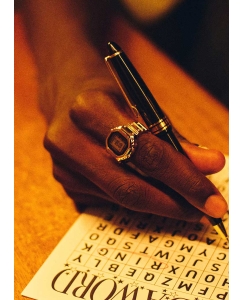 Купить Японские часы-кольцо Casio CRW-001G-9 с хронографом  в E-mobi