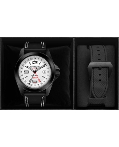 Купить Российские механические наручные часы ATTACHE OPEN-SPACE-GMT-BSILVER  в E-mobi