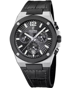 Купить Швейцарские наручные часы Festina F22003/4 с хронографом в E-mobi