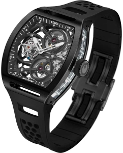 Купить Японские механические наручные часы ZEROO ZT004-01BBK  в E-mobi