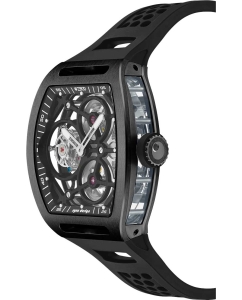 Купить Японские механические наручные часы ZEROO ZT004-01BBK  в E-mobi