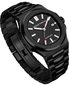 Купить Японские механические наручные часы ZEROO ZM003CBBK  в E-mobi