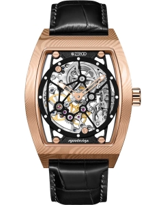 Купить Японские механические наручные часы ZEROO ZM001DRBK в E-mobi