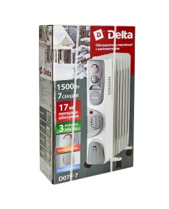 Купить Масляный радиатор Delta D07F-7 Р1-00014240  в E-mobi