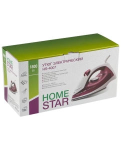Купить Утюг HOMESTAR HS-4007 белый, розовый  в E-mobi