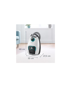 Купить Пылесос Bosch BGL8HYG2 белый, голубой, черный  в E-mobi