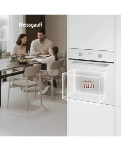 Купить Духовой шкаф Weissgauff EOM 698 PDW Telescopic &amp; Catalytic  в E-mobi