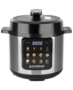 Купить Скороварка-мультиварка Endever Vita-133 черно-стальная в E-mobi