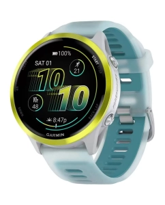 Купить Смарт-часы Garmin Forerunner 570 47 мм Yellow Aluminium/Translucent Whitestone/Turquoise в E-mobi