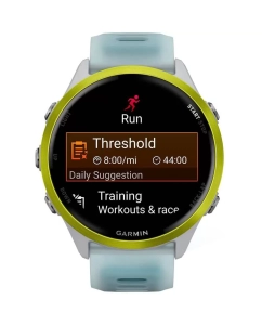 Купить Смарт-часы Garmin Forerunner 570 47 мм Yellow Aluminium/Translucent Whitestone/Turquoise  в E-mobi