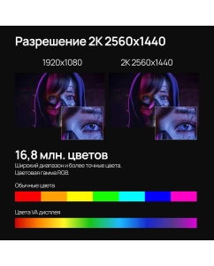 Купить 27" Монитор ABR Technology MC27GQC-i1 Black 165Hz 2560x1440 VA  в E-mobi