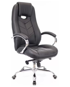 Купить Кресло руководителя Everprof Drift M экокожа чёрный в E-mobi