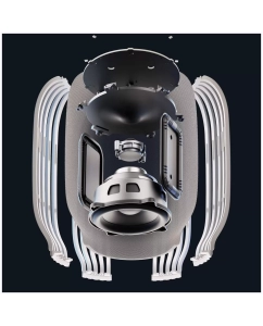 Купить Колонка умная Sber SberBoom 40 Вт, с голосовым ассистентом Салют, белая  в E-mobi