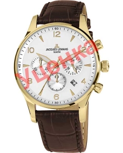 Купить Наручные часы Jacques Lemans 1-1654ZD-ucenka с хронографом  в E-mobi