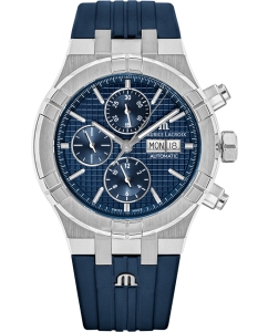 Купить Швейцарские механические наручные часы Maurice Lacroix AI6038-SS000-430-4 с хронографом в E-mobi