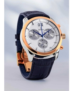 Купить Российские серебряные наручные часы NIKA 1399.0.19.15B.B с хронографом  в E-mobi