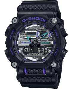 Купить Японские наручные часы Casio G-SHOCK GA-900AS-1A с хронографом в E-mobi