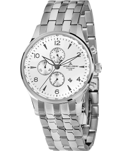 Купить Наручные часы Jacques Lemans 1-1844ZF с хронографом в E-mobi