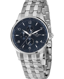 Купить Наручные часы Jacques Lemans 1-1844ZG с хронографом в E-mobi
