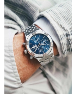 Купить Швейцарские механические наручные часы Maurice Lacroix AI6038-SS002-430-1 с хронографом  в E-mobi