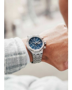 Купить Швейцарские механические наручные часы Maurice Lacroix AI6038-SS002-430-1 с хронографом  в E-mobi