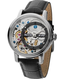 Купить Швейцарские механические наручные часы Epos 3435.313.20.15.25 в E-mobi