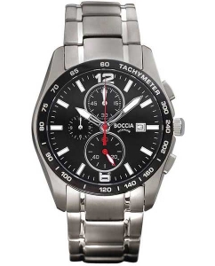 Купить Титановые наручные часы Boccia Titanium 3767-02-ucenka с хронографом в E-mobi