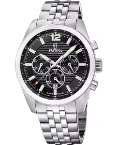 Купить Наручные часы Festina F20742/3 с хронографом в E-mobi