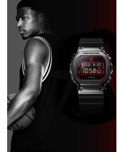 Купить Японские наручные часы Casio G-SHOCK GM-5600RH-1 с хронографом  в E-mobi