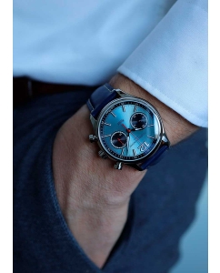 Купить Швейцарские механические наручные часы Frederique Constant FC-397HLBN5B6 с хронографом  в E-mobi