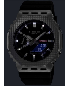 Купить Японские наручные часы Casio G-SHOCK GM-2100M-1A с хронографом  в E-mobi